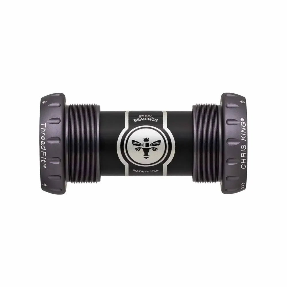 CHRIS KING ThreadFit 24 68/73mm Ceramic Matt Black Tretlagergehäuse