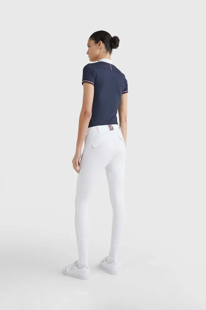 Classic Damen Reithose mit Vollbesatz White L