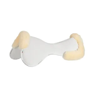 Close Contact Memory-Foam Half Pad mit Schaffell White/Natural Einheitsgröße