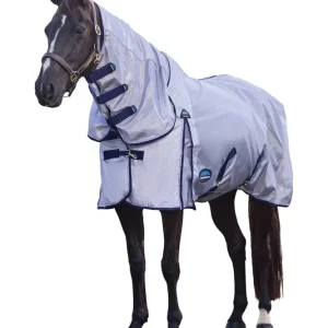 ComFiTec Hexi Shield Fliegendecke Kombi mit festem Hals, 0 g Silver/Navy/White 135