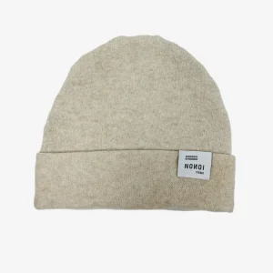 CREMEFARBENE MÜTZE "LITHY" AUS KASCHMIR // UNISEX