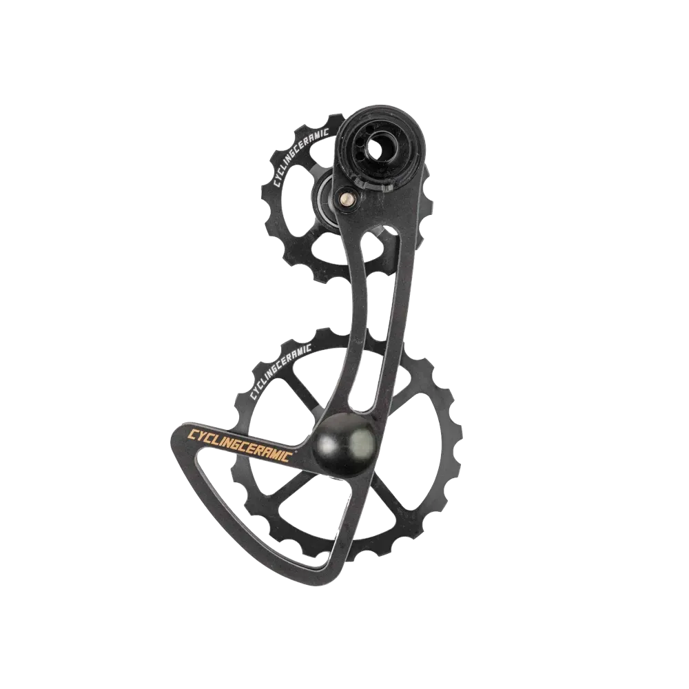 CYCLING CERAMIC Oversize-Schaltauge für Sram Apex Schwarz