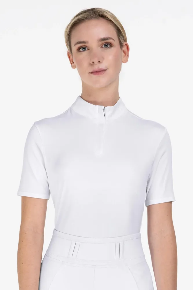 Damen Basic Turniershirt White L