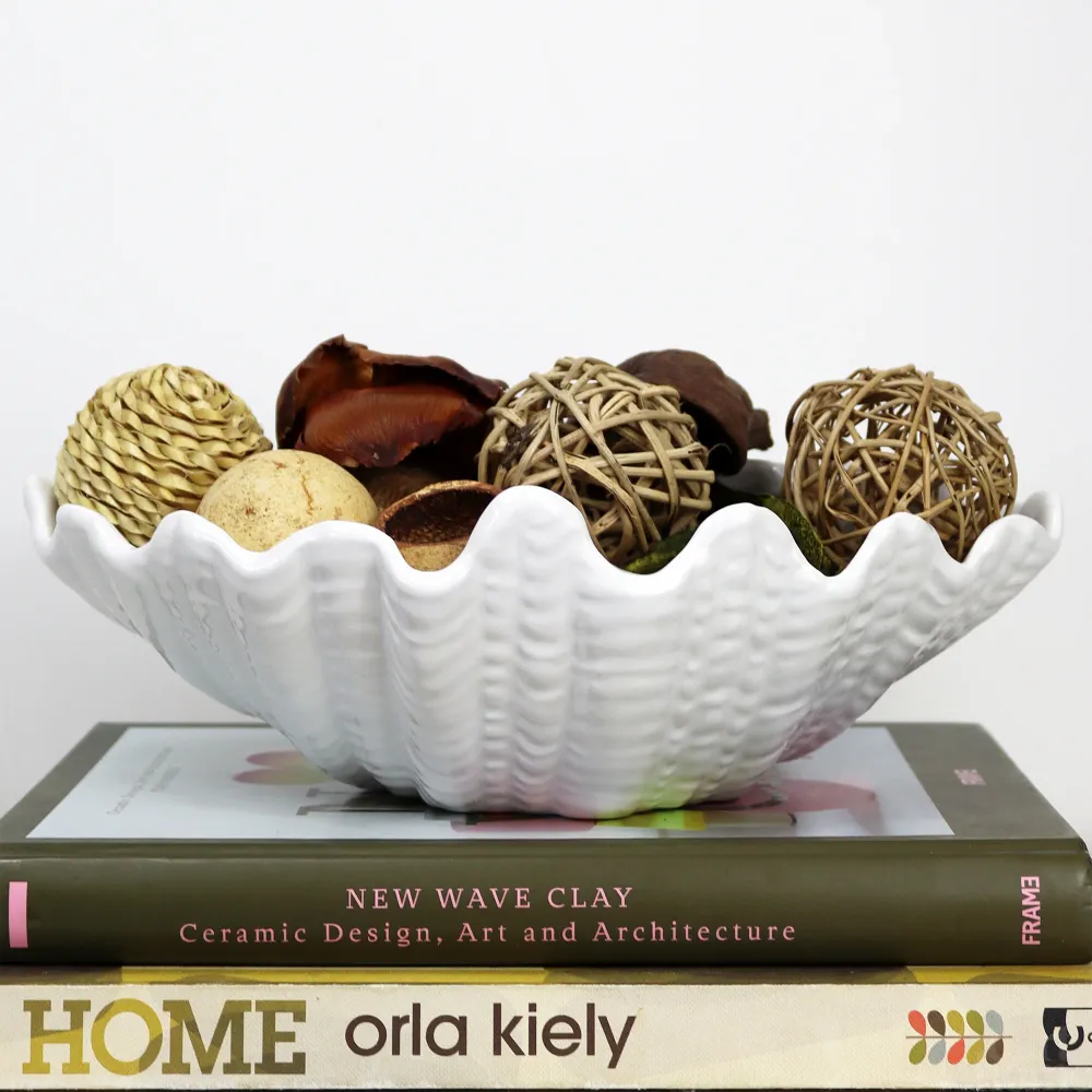 White Clam Shell Dish Darthome Limited