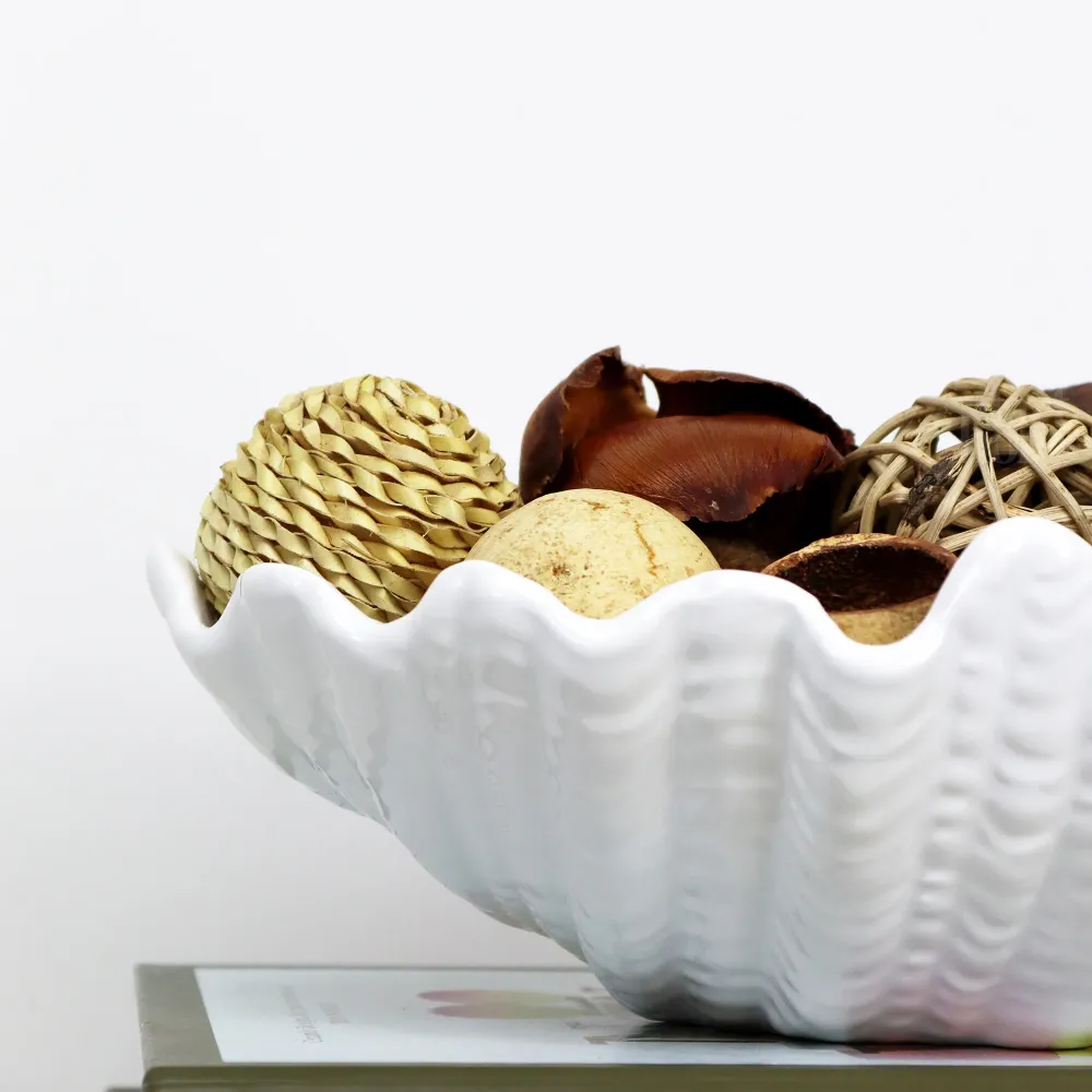 White Clam Shell Dish Darthome Limited