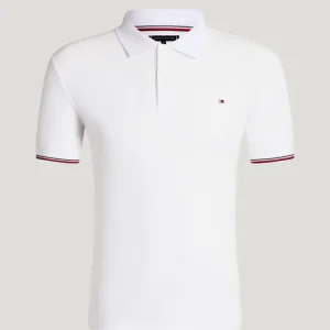 Davis Herren Piqué-Poloshirt Optic White L