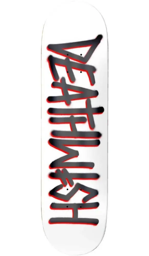 Deathwish Deathspray 8.25 Deck White Grey