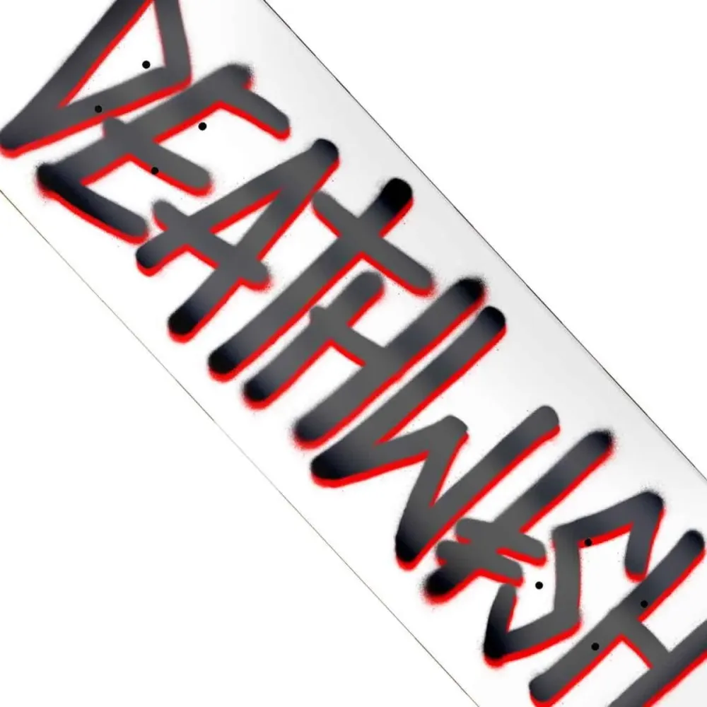 Deathwish Deathspray 8.25 Deck White Grey