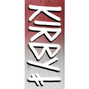Deathwish Kirby Gang Name 8.5 Deck Burgundy White Fade