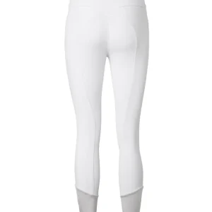 Diana Damen Reithose mit Kniebesatz White 48