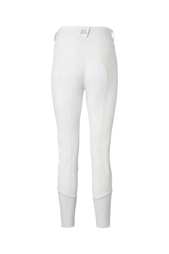 Diana Damen Reithose mit Vollbesatz aus Kunstleder White/White 44
