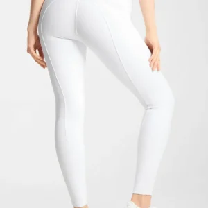 Diana Damen-Kompressions-Vollbesatzreitleggings White 40