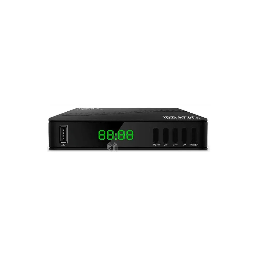 Digitaler terrestrischer Decoder Irradio kompatibel mit DVB-T und DVB-T2 HD