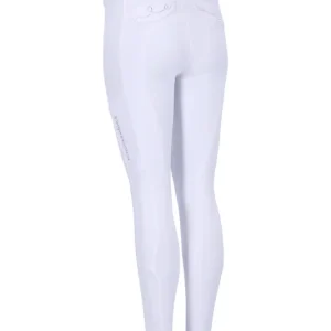 Draco II Kniebesatz-Reithose für Herren White 102 Long