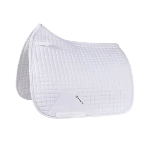 Dressurschabracke aus Baumwolle anatomisch geformt White WB