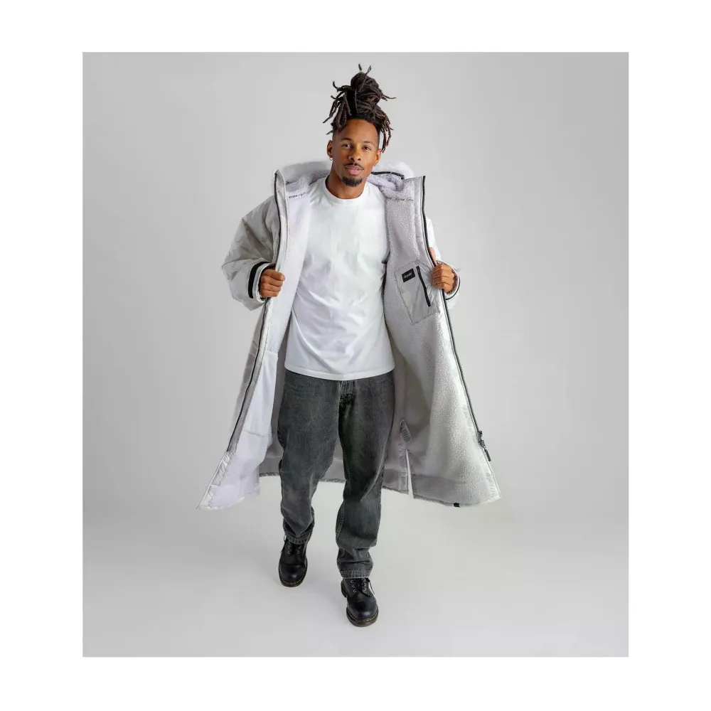 DRYROBE Advance Long Sleeve Alpine White Camo M Weiss
