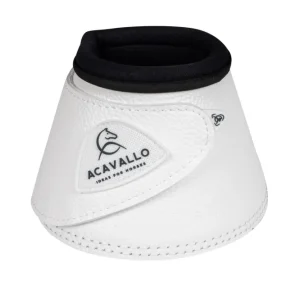 Eco-Leder Glockenstiefel White L