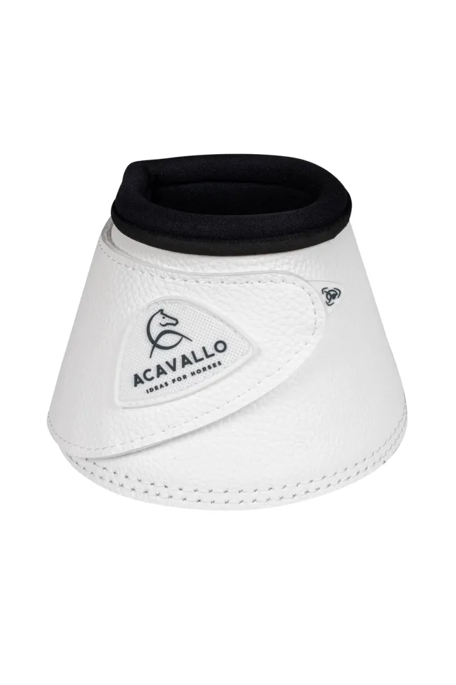 Eco-Leder Glockenstiefel White L