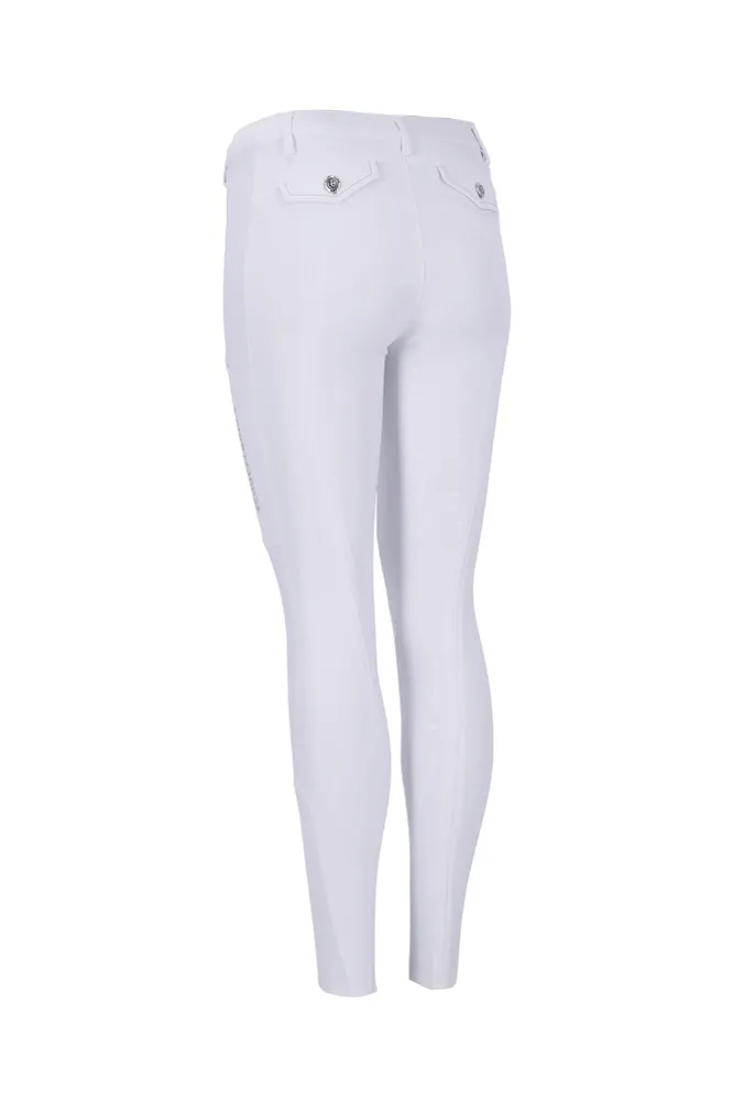 Electra II Damen-Vollbesatzreithose white 44