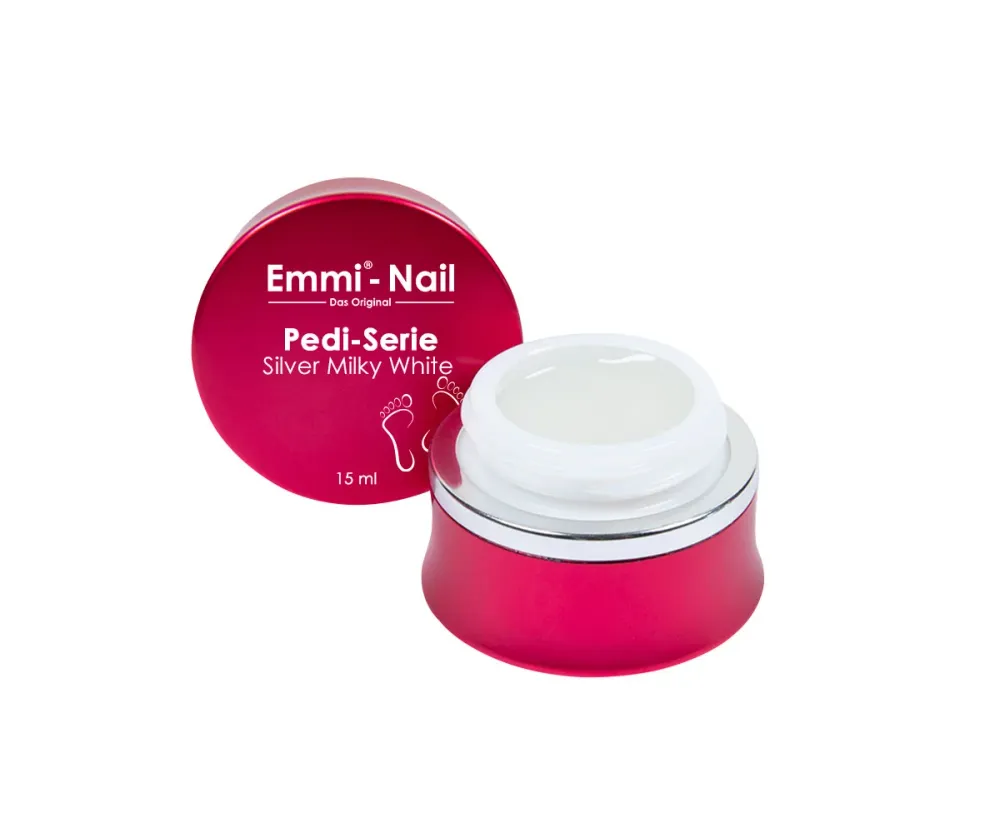 Emmi-Nail Pedi Silver Milky White 15ml