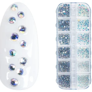Emmi-Nail Strassstein Box white/silver mix