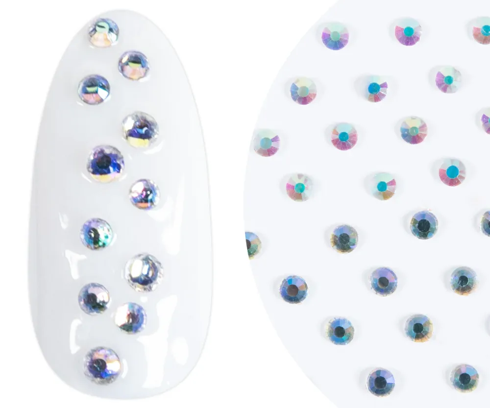 Emmi-Nail Strassstein Box white/silver mix