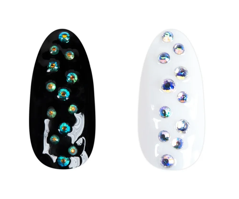 Emmi-Nail Strassstein Box white/silver mix