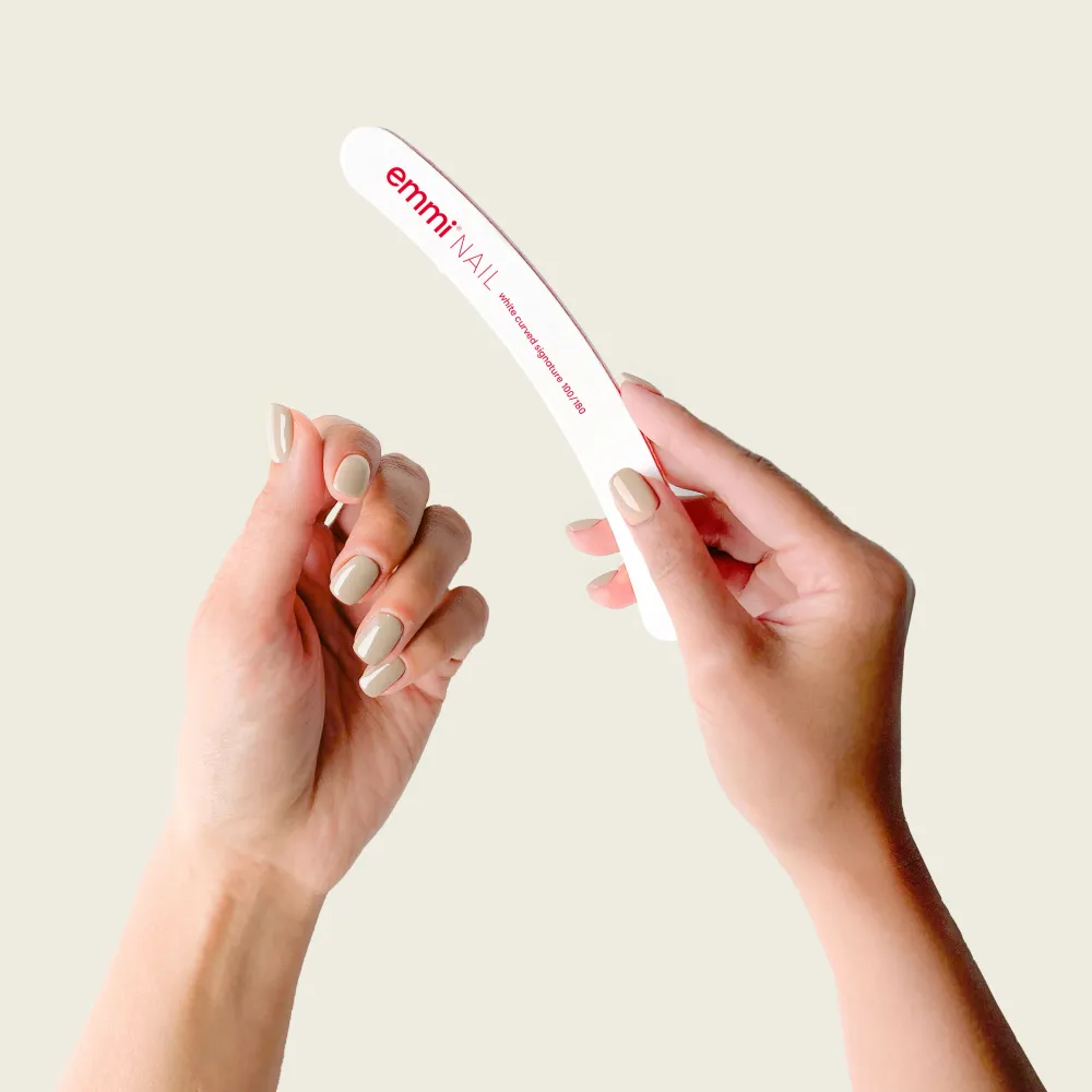 Ergonomicfeile white curved signature 100/180 (50er Pack)