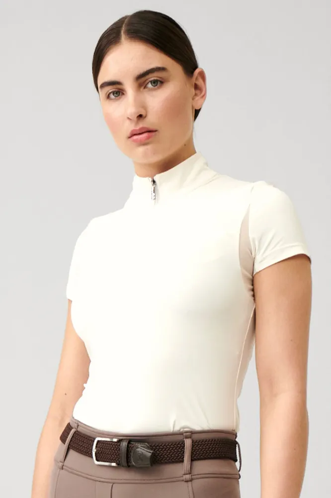 Everly Kurzarmshirt (S/S) Off White L