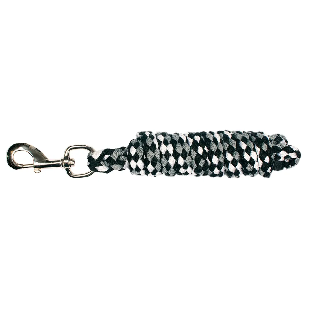 Führstrick mit Karabiner: CATCH Black/Grey/White Einheitsgröße