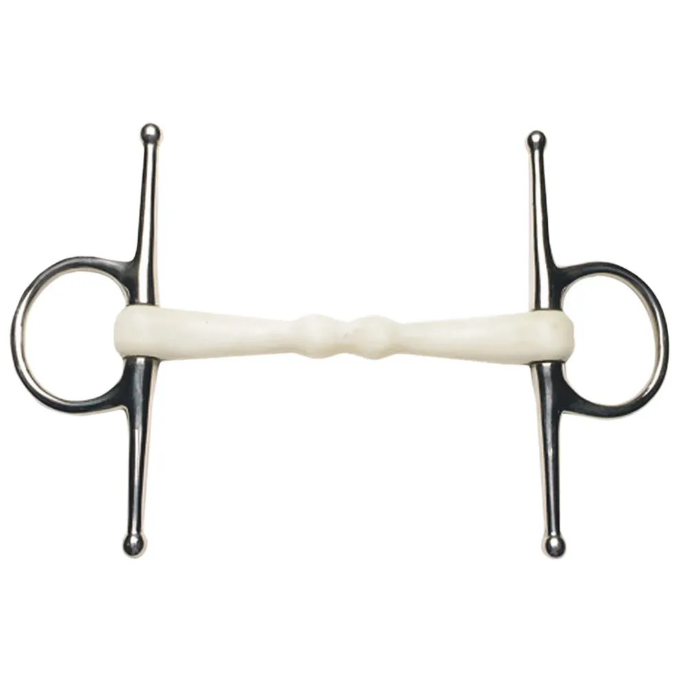 Flexi Stangen-Schenkeltrense Ivory White 140 mm