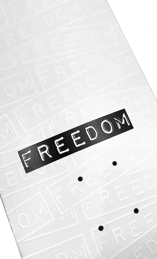 Freedom Embossed Label 8.5 Deck