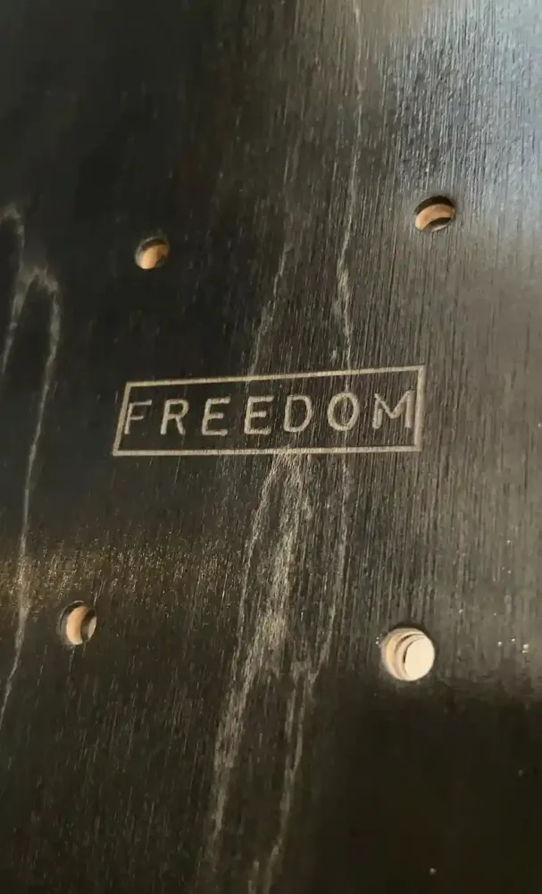 Freedom Embossed Label 8.5 Deck
