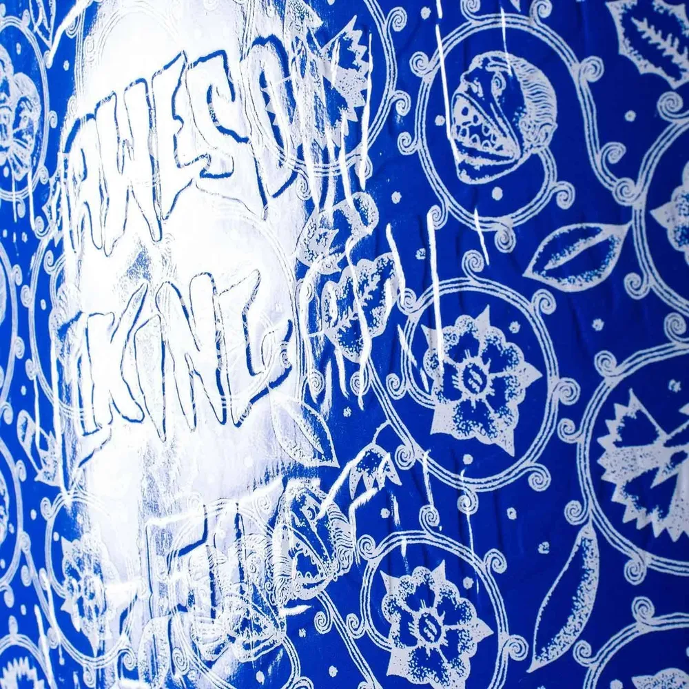 Fucking Awesome Flower Face 8.2 Deck Blue White