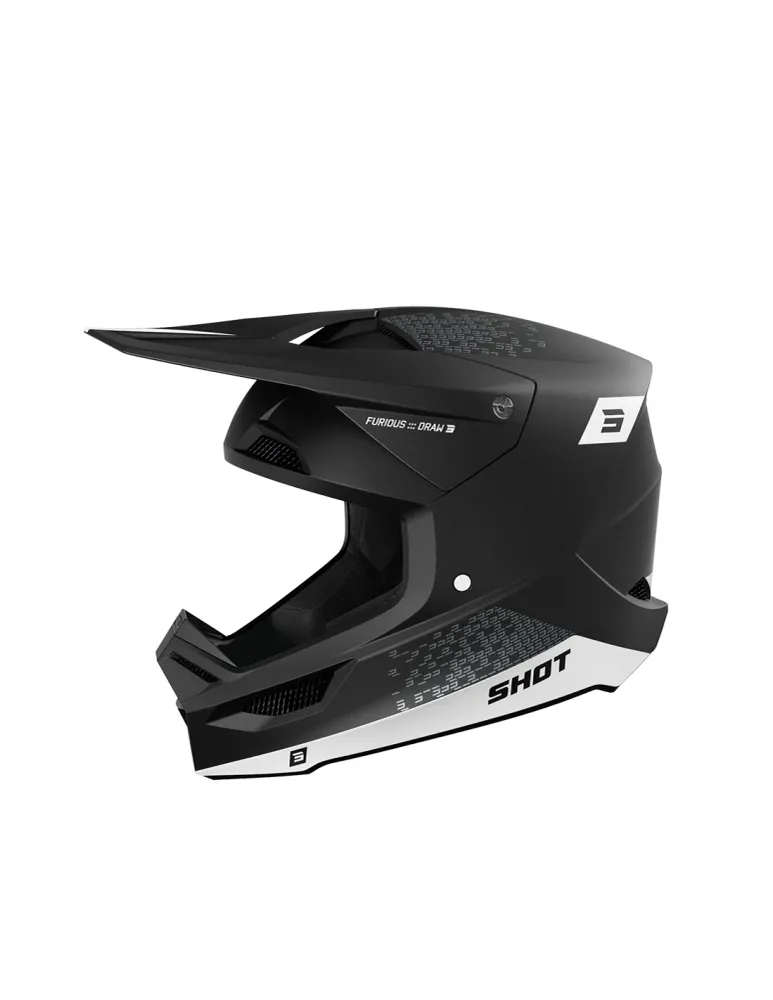 Furious Draw White Matt Helmet