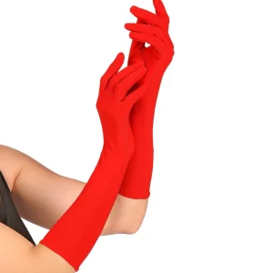 Handschuhe Lycra 37cm rot