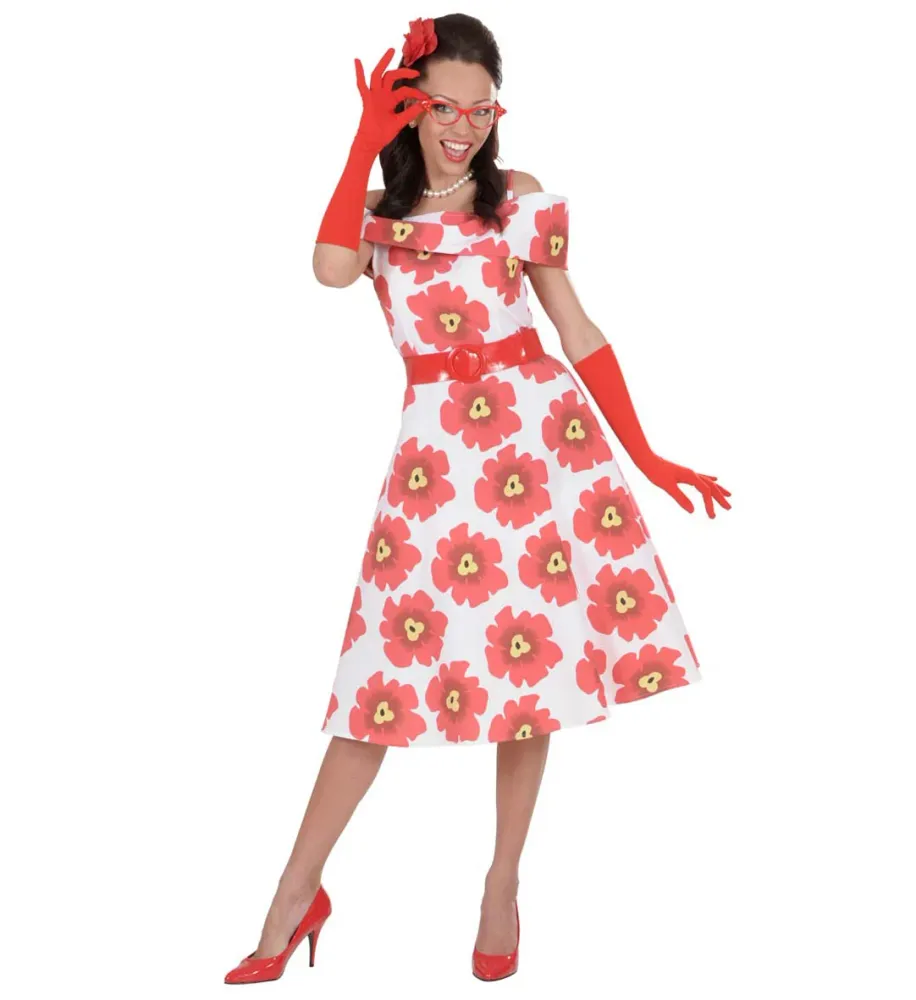 Handschuhe Lycra 37cm rot