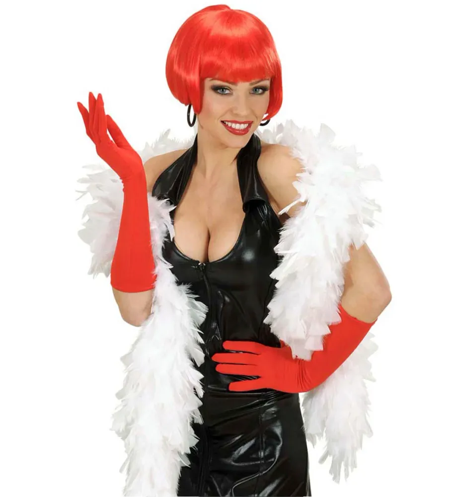 Handschuhe Lycra 37cm rot