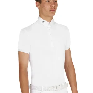 Herren Turnierpoloshirt atmungsaktiv White M