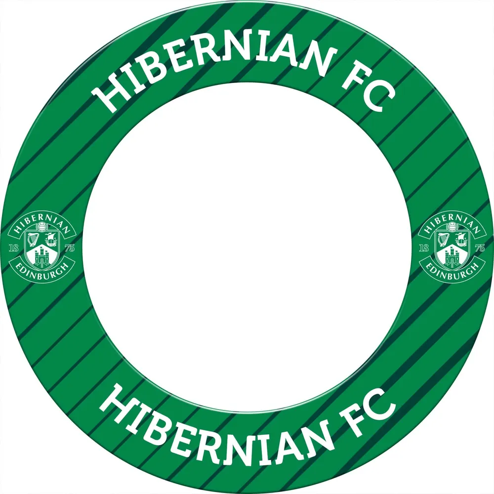 Hibernian FC – Offizielles Lizenzprodukt – Dartboard Surround – S1 – Stripe Crest