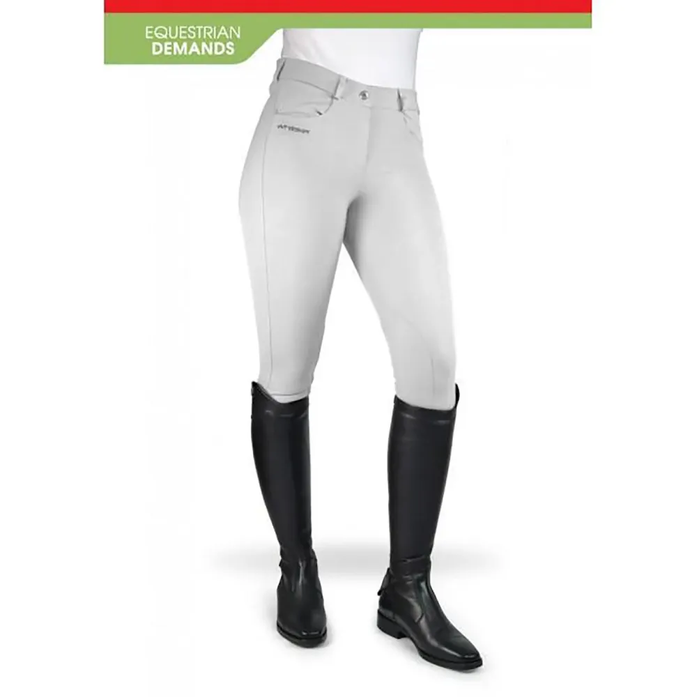 JW Horbury V2 Damenreithose mit Kniebesatz White 38