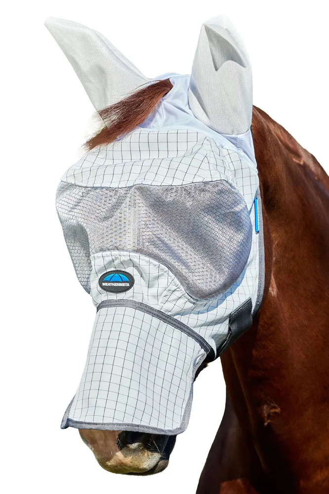 Hybrid Fliegenmaske White/Charcoal M
