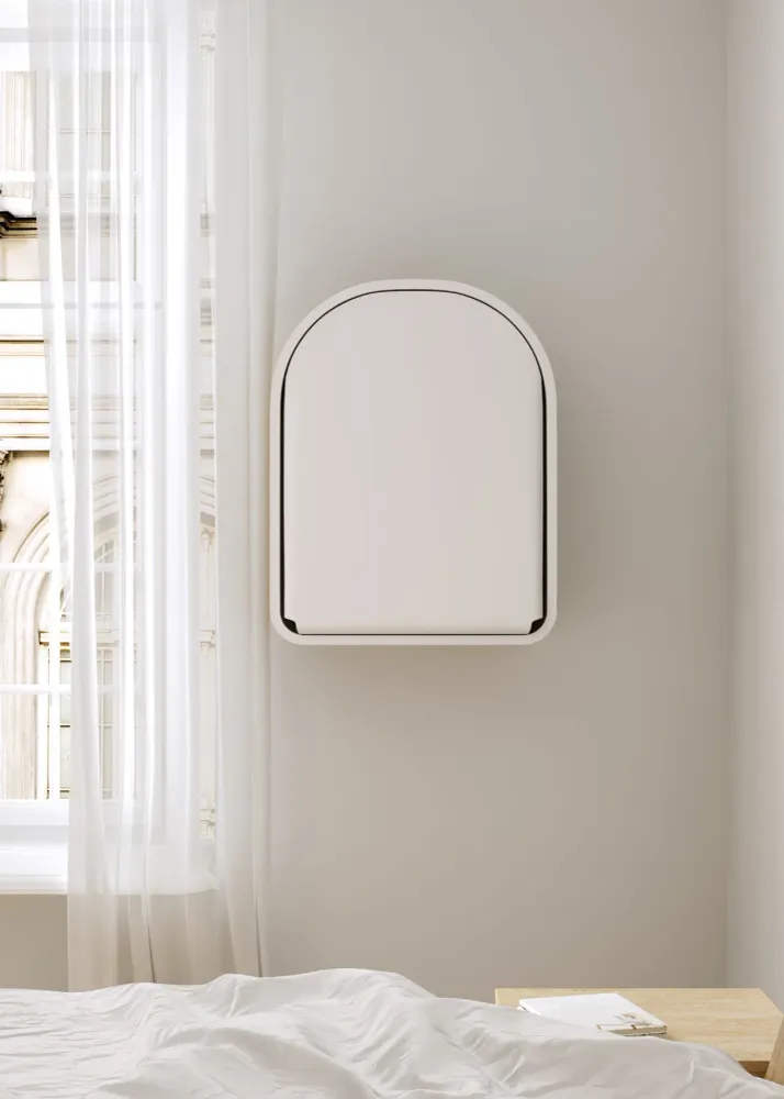 KAS Kopenhagen, wandmontierter WICKELTISCH 'KAI', White