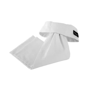 Klassischer Plastron aus Baumwolle White L