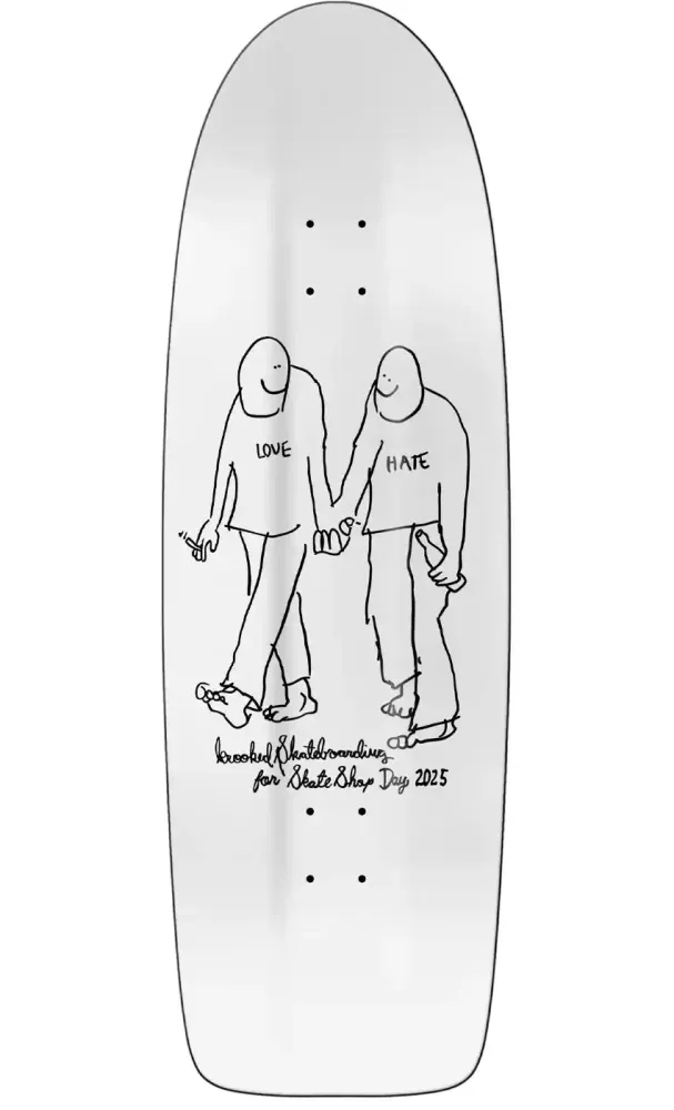 Krooked Skateshop Day 2025 Gonz Beamer Love 10.75 Deck