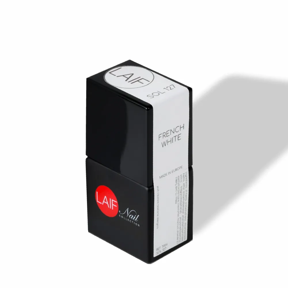 Laif Semi-permanenter Gel-Nagellack Sol 127 French White 10 ml