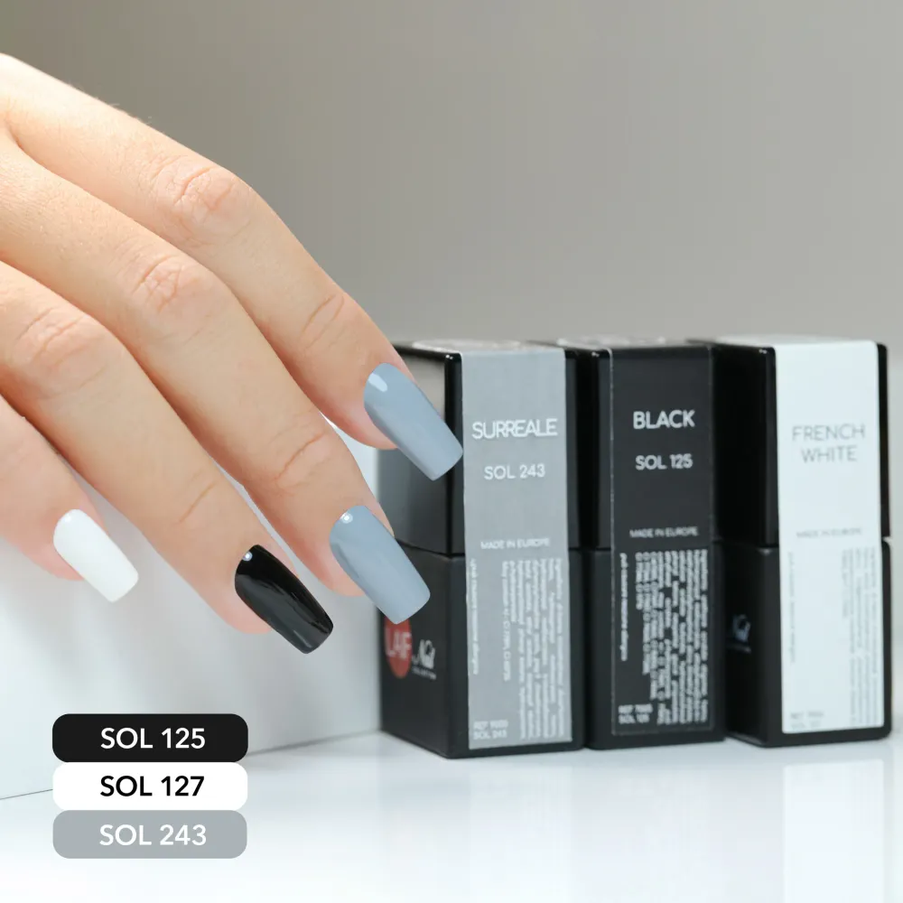 Laif Semi-permanenter Gel-Nagellack Sol 127 French White 10 ml