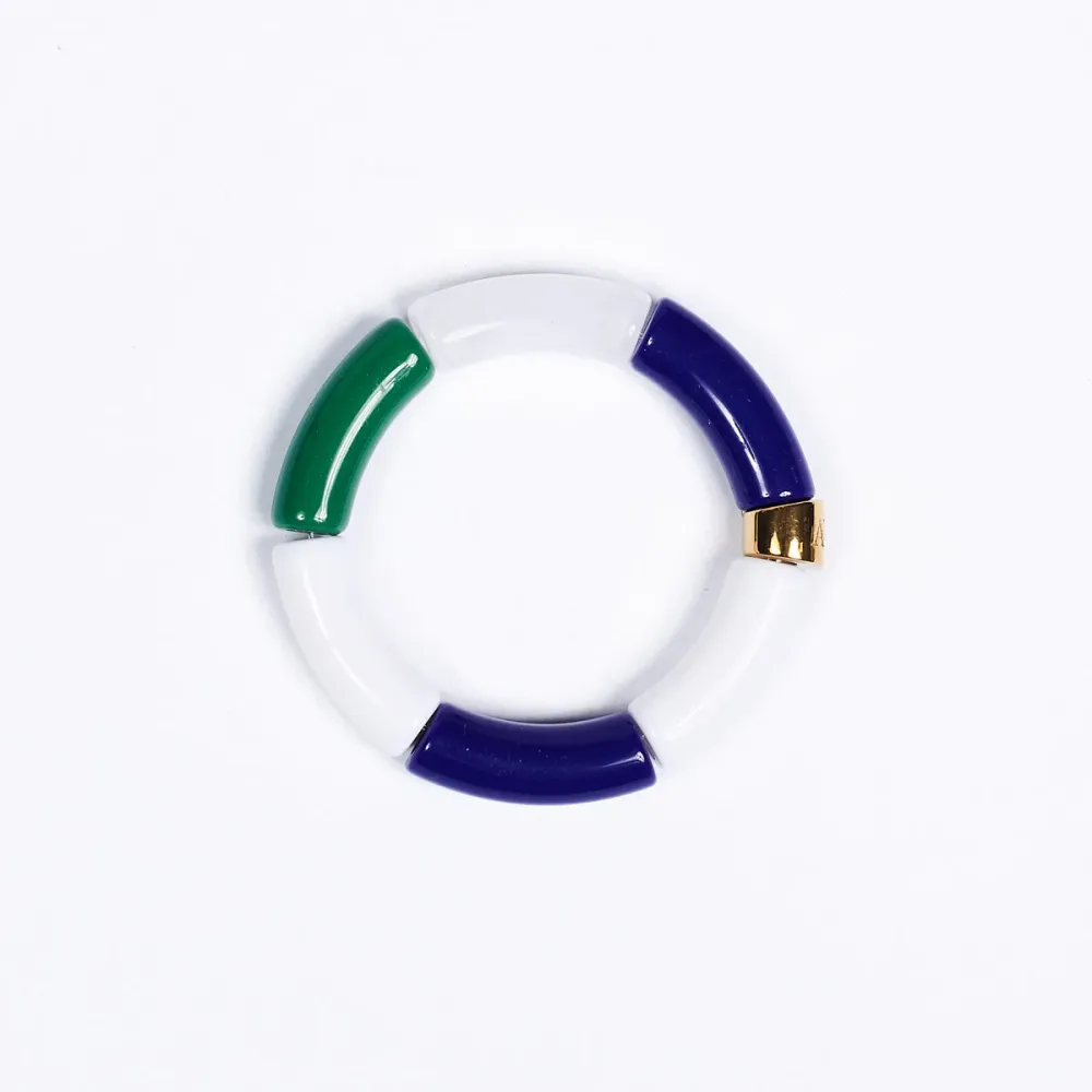 LAURIER ARMBAND / 13 blue white