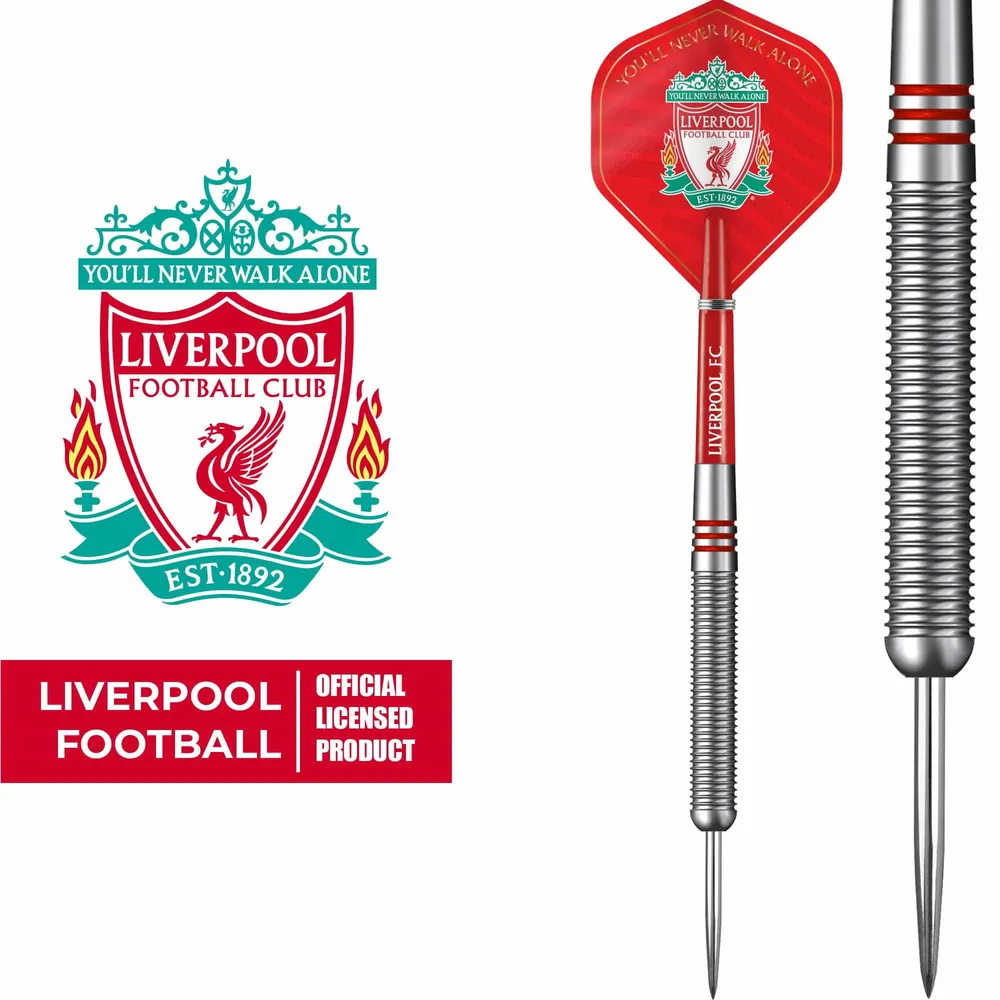 Liverpool FC Darts – Steel Tip Tungsten – Offiziell lizenziert – LFC – 24 g