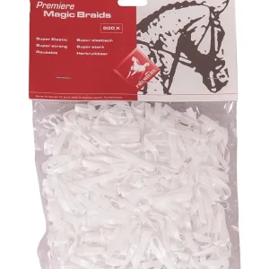 Magic Mane Mähnengummis (500 Stück) White Einheitsgröße